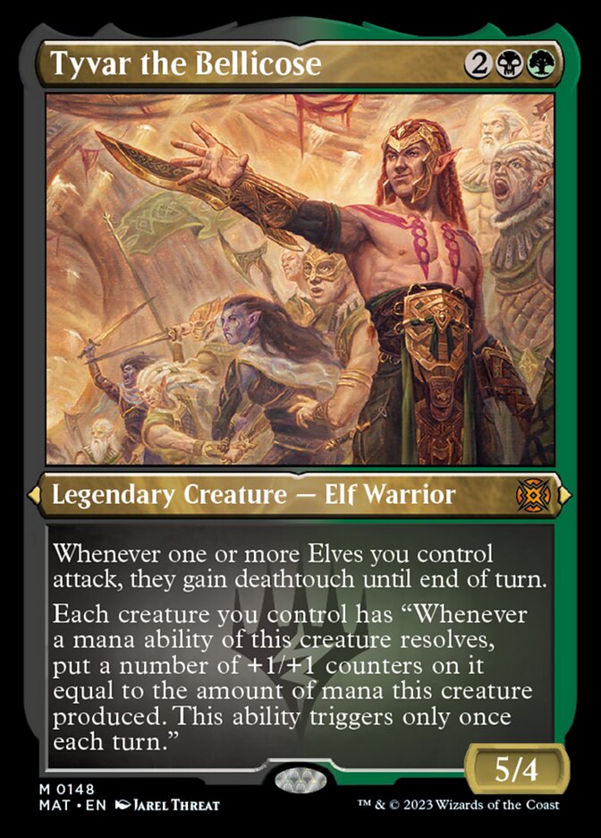 Tyvar the Bellicose (Foil Etched) [March of the Machine: The Aftermath] - Magic: The Gathering - Card Brawlers | Quebec | Canada |