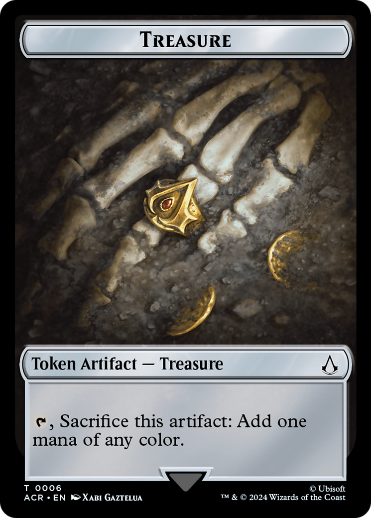 Assassin // Treasure Double-Sided Token [Assassin's Creed Tokens] - Magic: The Gathering - Card Brawlers | Quebec | Canada |