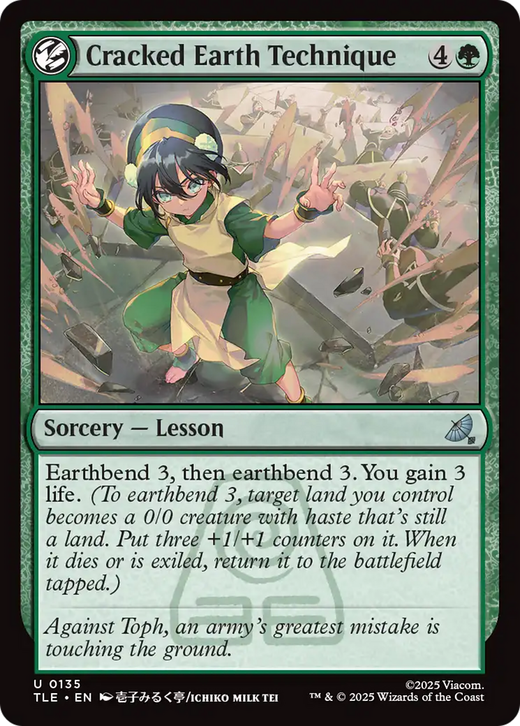 Cracked Earth Technique [Avatar: The Last Airbender: Eternal-Legal] - Magic: The Gathering - Card Brawlers | Quebec | Canada |