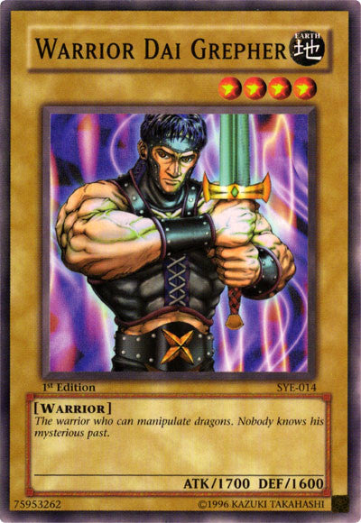 Warrior Dai Grepher [SYE-014] Common - Yu-Gi-Oh! - Card Brawlers | Quebec | Canada |