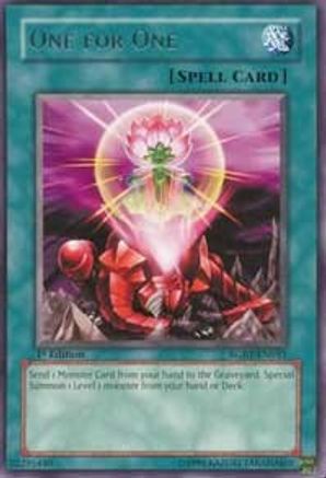 One for One [RGBT-EN045] Rare - Yu-Gi-Oh! - Card Brawlers | Quebec | Canada |