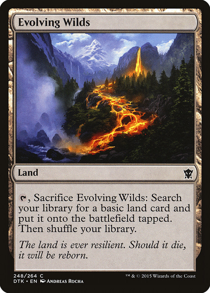 Evolving Wilds [Dragons of Tarkir] - Magic: The Gathering - Card Brawlers | Quebec | Canada |