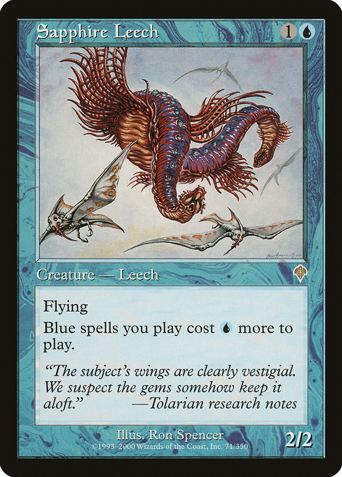 Sapphire Leech [Invasion] - Magic: The Gathering - Card Brawlers | Quebec | Canada |