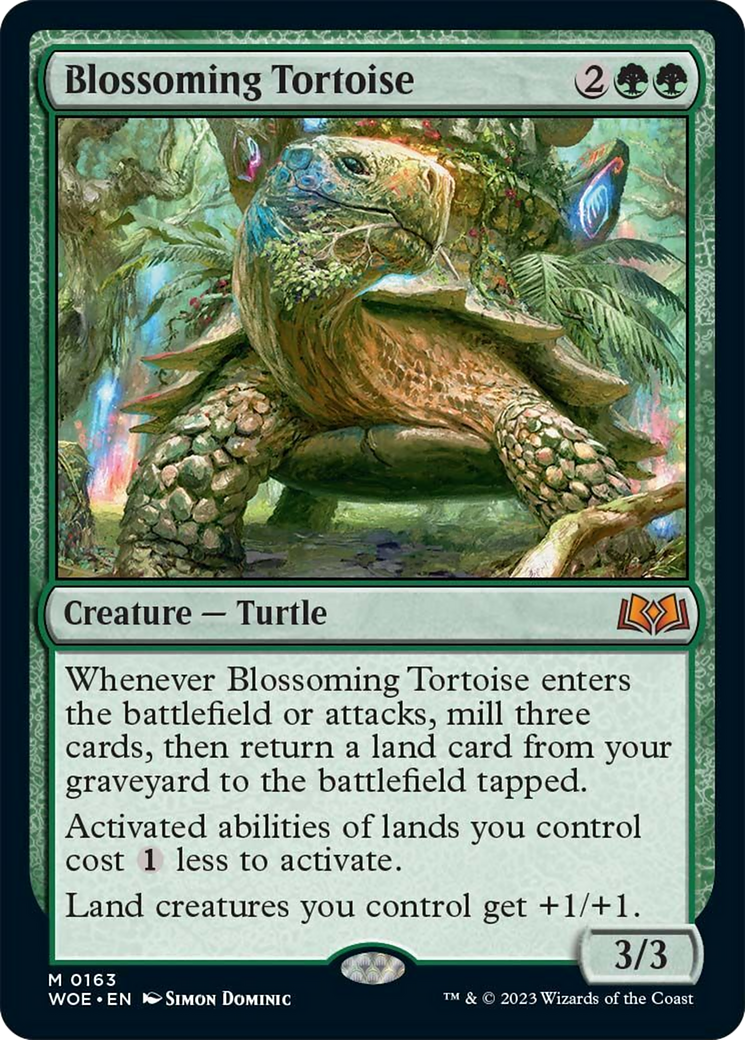 Blossoming Tortoise [Wilds of Eldraine] - Magic: The Gathering - Card Brawlers | Quebec | Canada |
