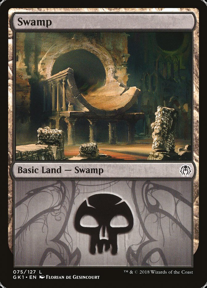 Swamp (75) [Guilds of Ravnica Guild Kit] - Magic: The Gathering - Card Brawlers | Quebec | Canada |