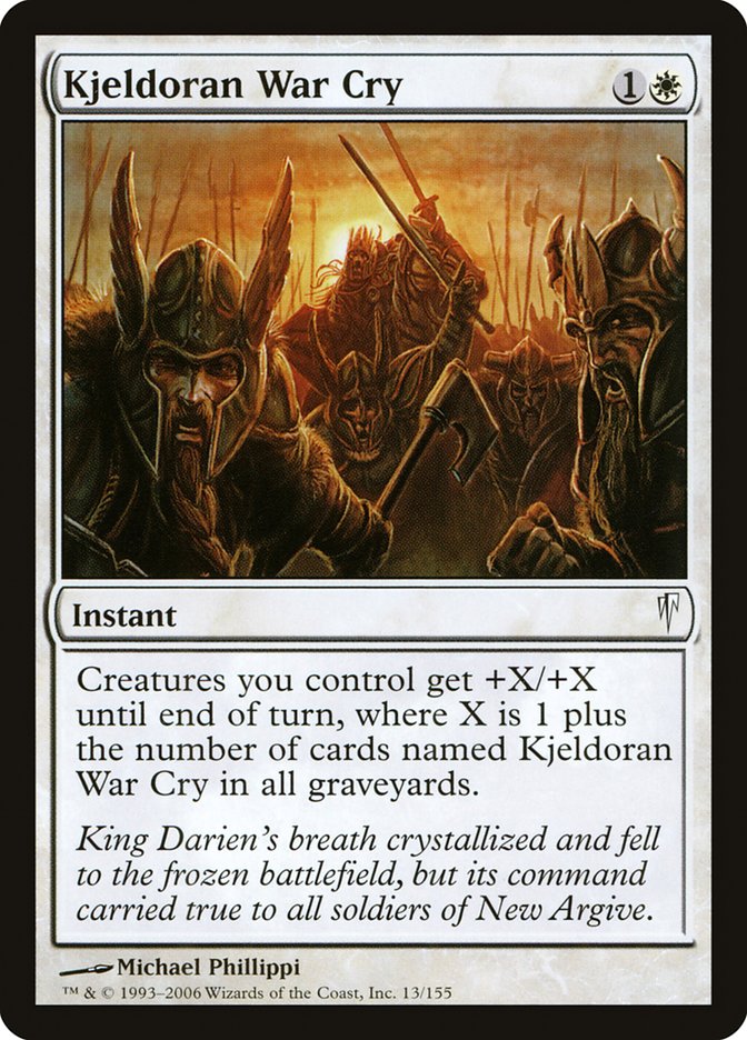 Kjeldoran War Cry [Coldsnap] - Magic: The Gathering - Card Brawlers | Quebec | Canada |