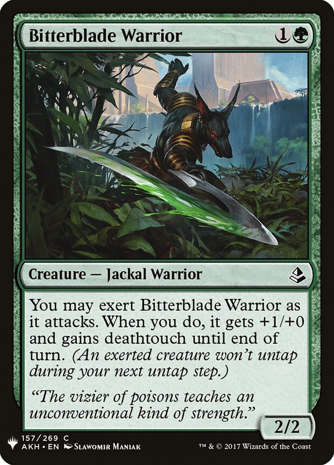 Bitterblade Warrior [Mystery Booster] - Magic: The Gathering - Card Brawlers | Quebec | Canada |