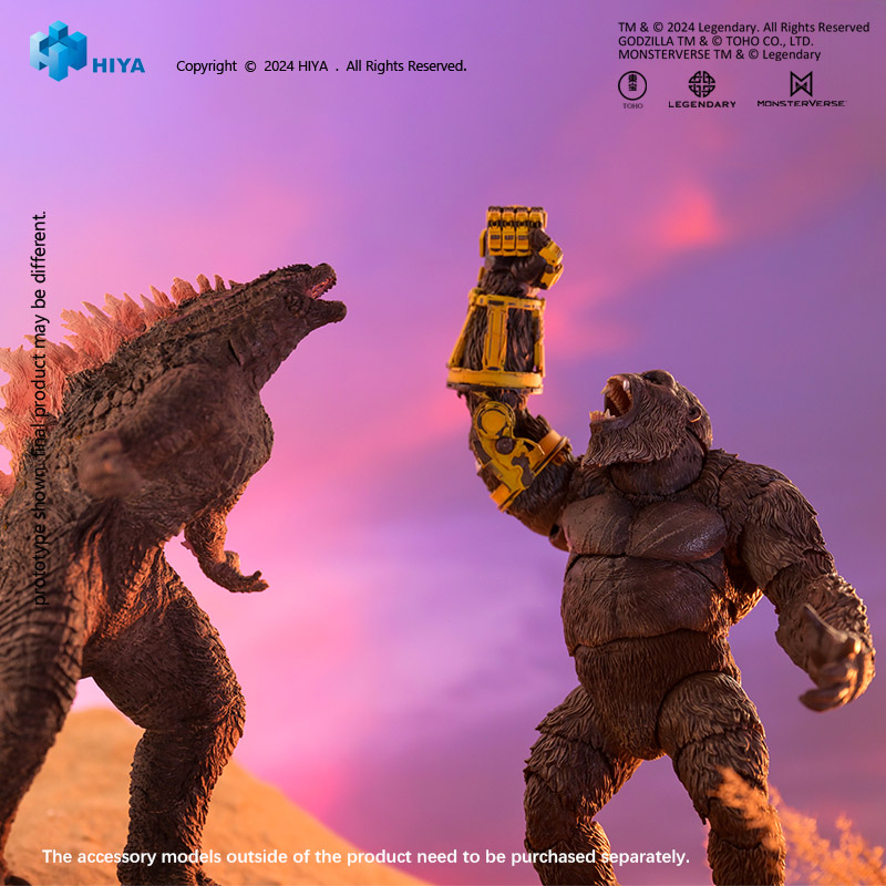 Hiya Toys - Godzilla X Kong - The New Empire - Kong B.E.A.S.T. Glove Version - (PREORDER) March 15, 2027