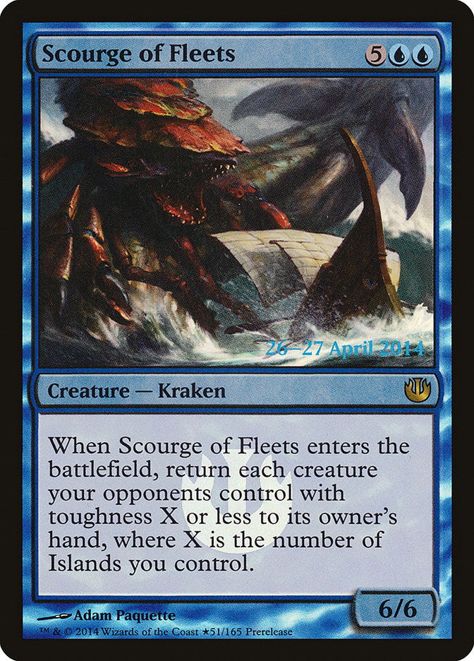 Scourge of Fleets [Journey into Nyx Prerelease Promos] - Magic: The Gathering - Card Brawlers | Quebec | Canada |