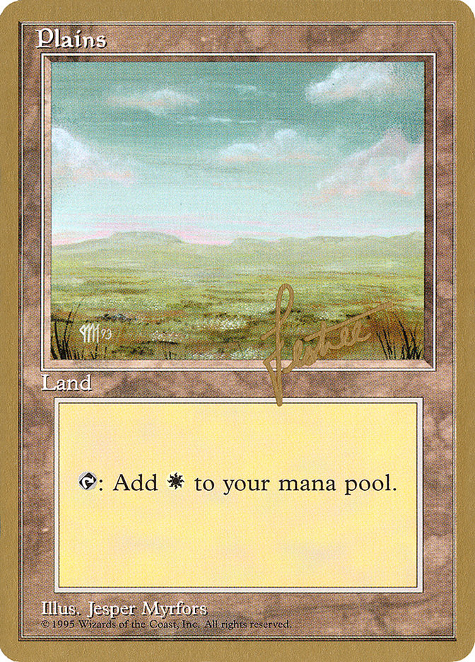 Plains (bl364) (Bertrand Lestree) [Pro Tour Collector Set] - Magic: The Gathering - Card Brawlers | Quebec | Canada |