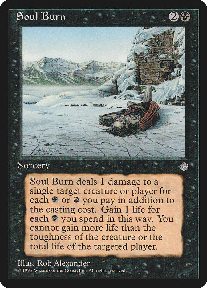 Soul Burn [Ice Age] - Magic: The Gathering - Card Brawlers | Quebec | Canada |