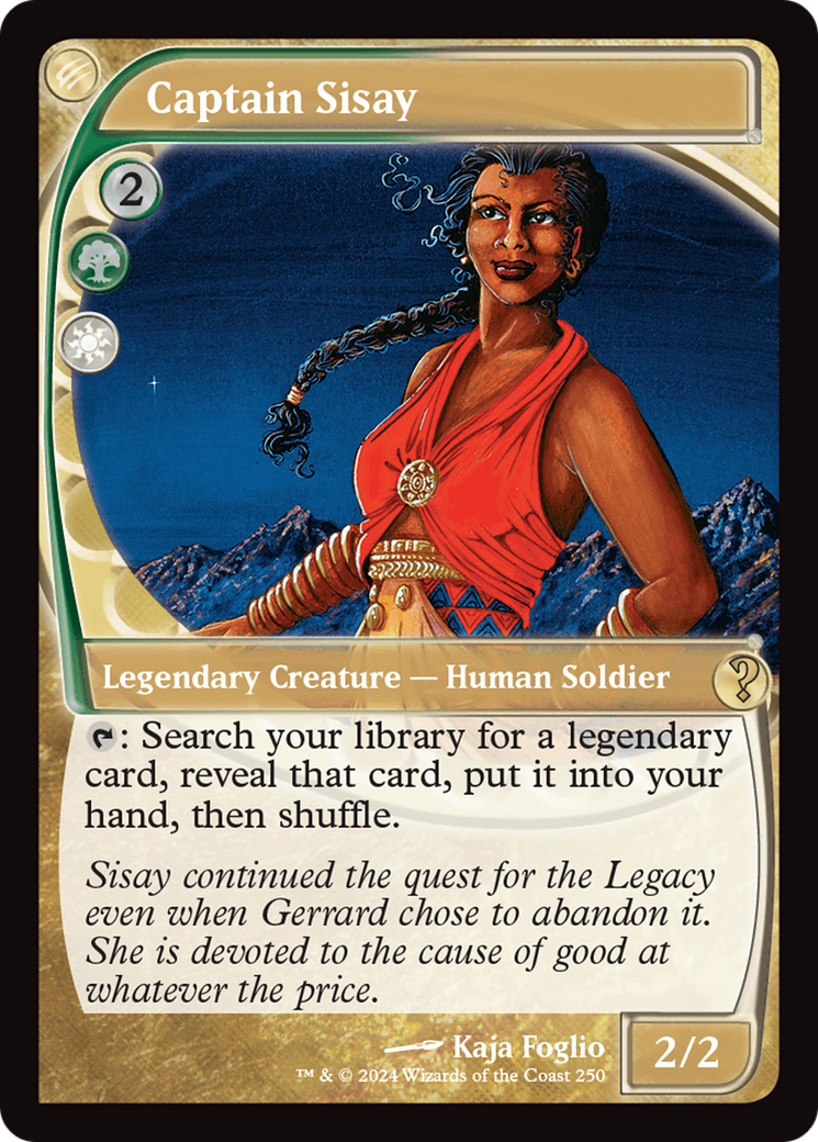 Captain Sisay (Future Sight) [Mystery Booster 2] - Magic: The Gathering - Card Brawlers | Quebec | Canada |