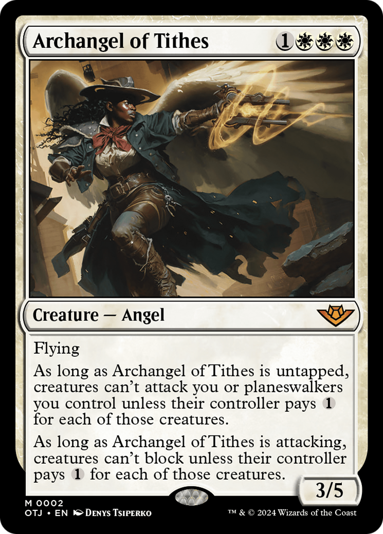 Archangel of Tithes [Outlaws of Thunder Junction] - Magic: The Gathering - Card Brawlers | Quebec | Canada |