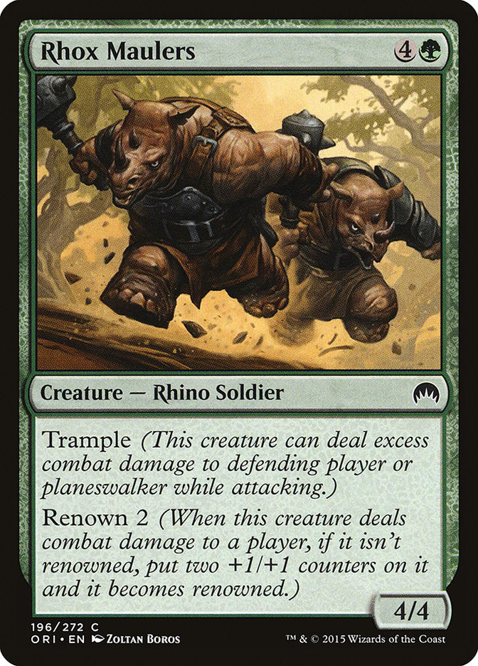 Rhox Maulers [Magic Origins] - Magic: The Gathering - Card Brawlers | Quebec | Canada |