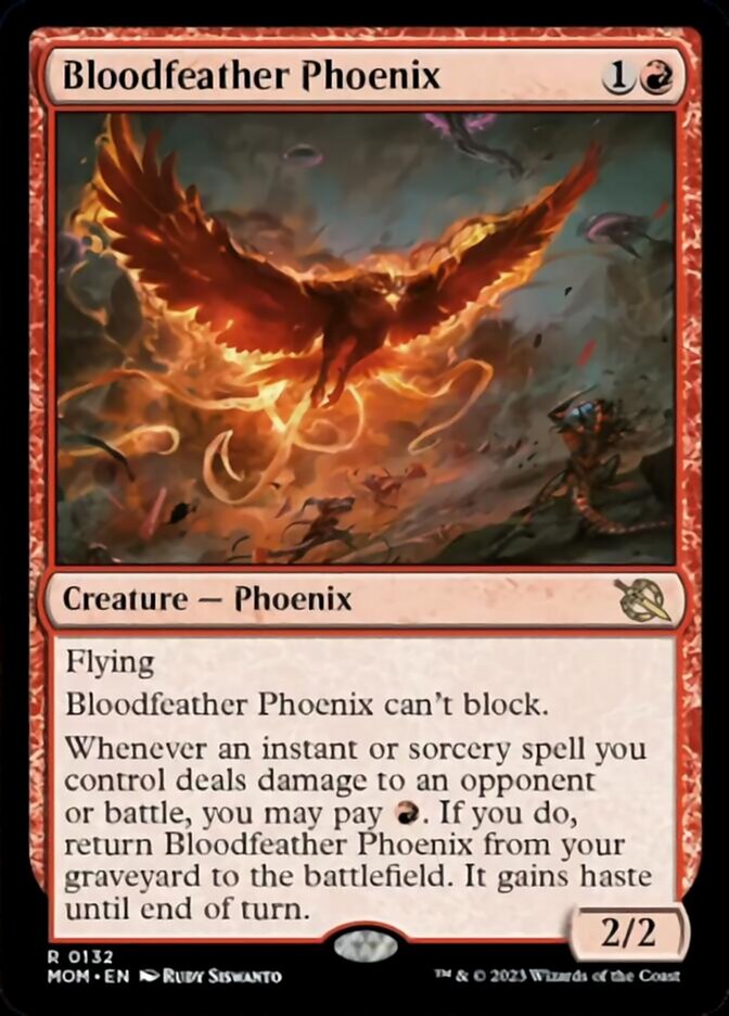 Bloodfeather Phoenix [March of the Machine] - Magic: The Gathering - Card Brawlers | Quebec | Canada |