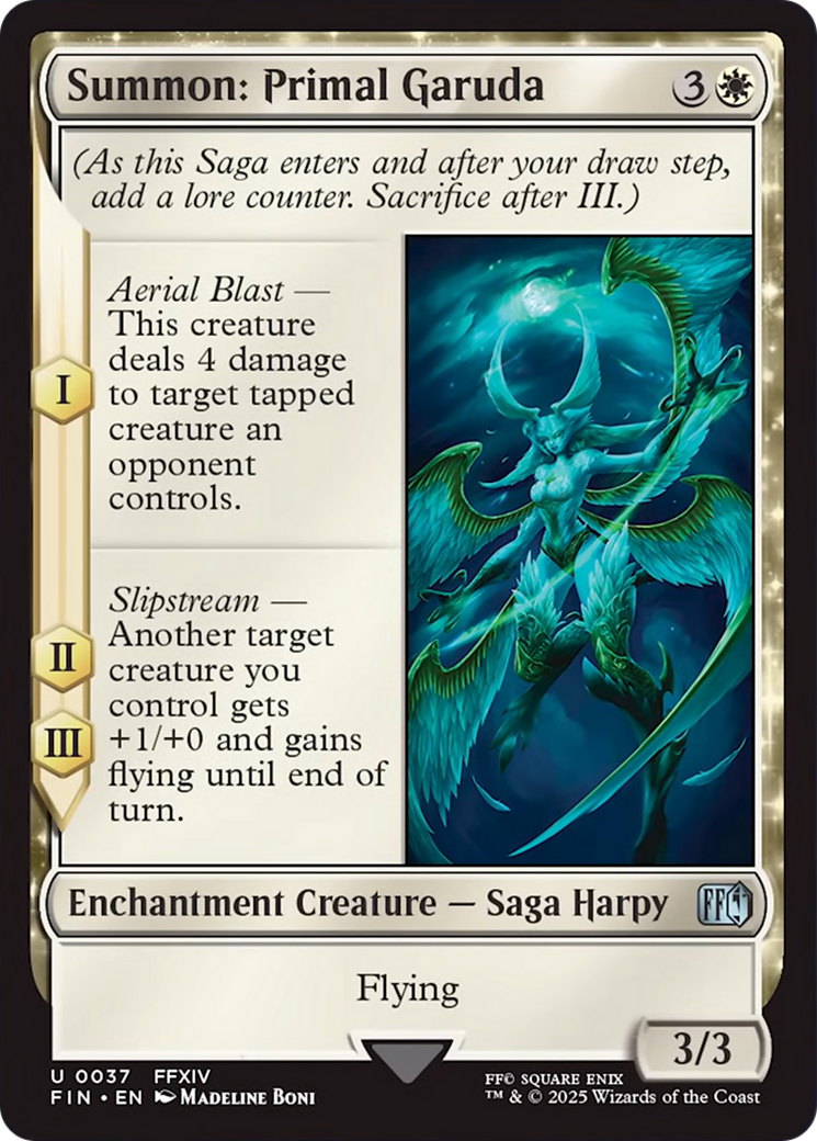 Summon: Primal Garuda [FINAL FANTASY] - Magic: The Gathering - Card Brawlers | Quebec | Canada |