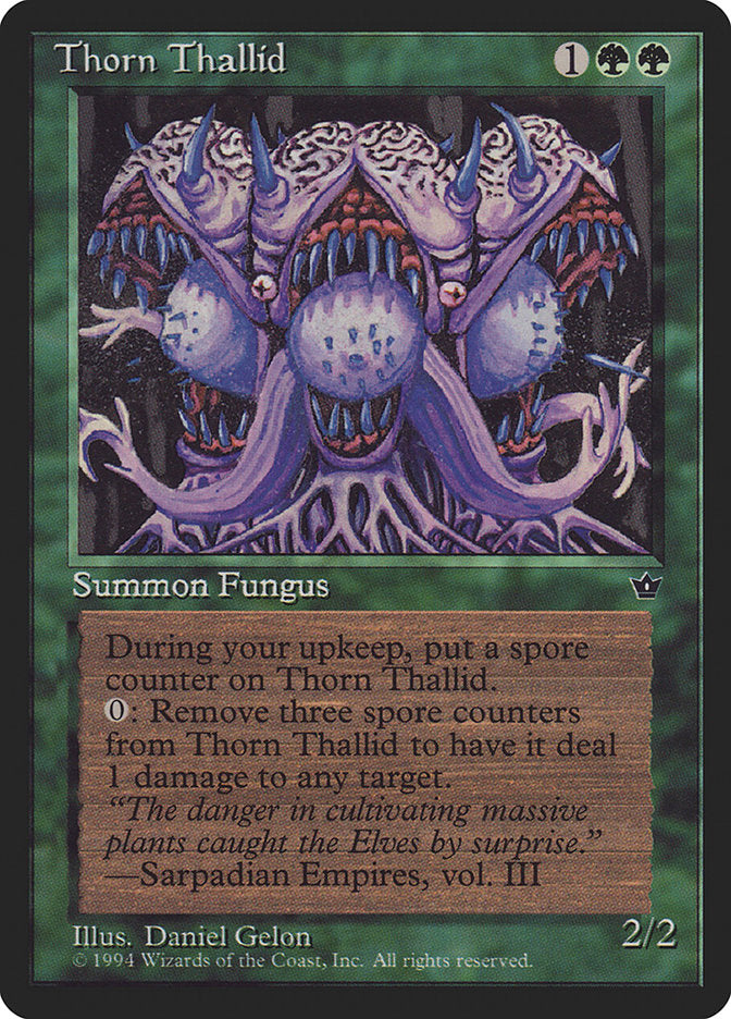 Thorn Thallid (Daniel Gelon) [Fallen Empires] - Magic: The Gathering - Card Brawlers | Quebec | Canada |
