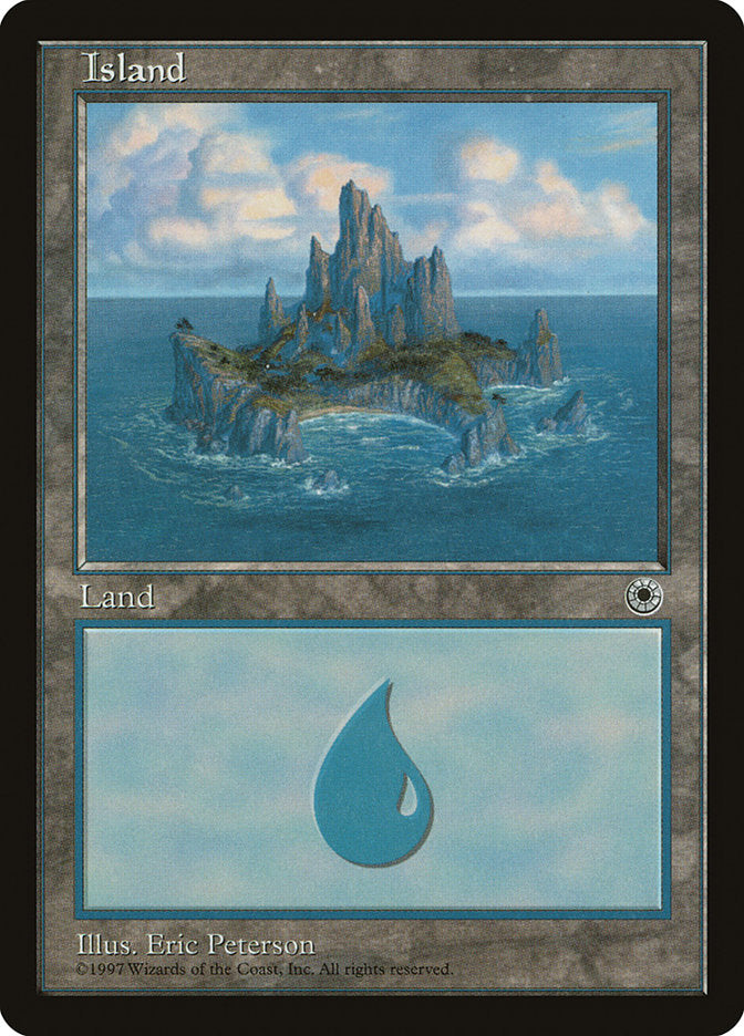 Island (Circular Bay in Center / No Waterfall) [Portal] - Magic: The Gathering - Card Brawlers | Quebec | Canada |