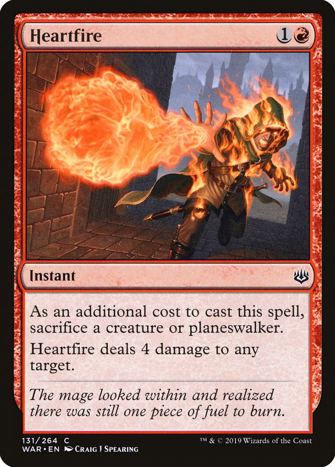 Heartfire [War of the Spark] - Magic: The Gathering - Card Brawlers | Quebec | Canada |