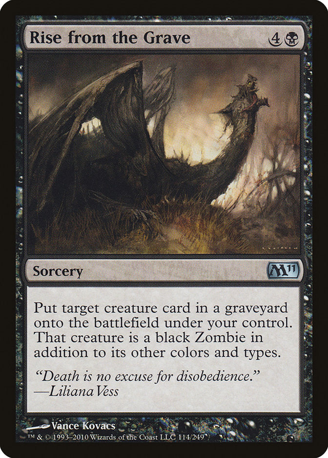 Rise from the Grave [Magic 2011] - Magic: The Gathering - Card Brawlers | Quebec | Canada |