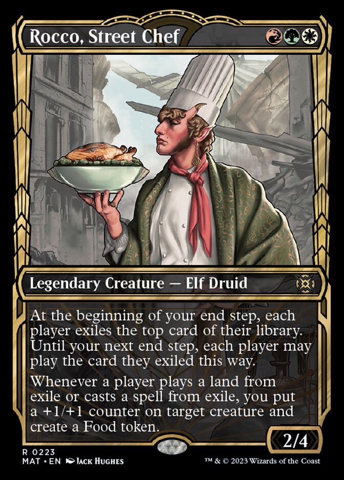 Rocco, Street Chef (Showcase Halo Foil) [March of the Machine: The Aftermath] - Magic: The Gathering - Card Brawlers | Quebec | Canada |