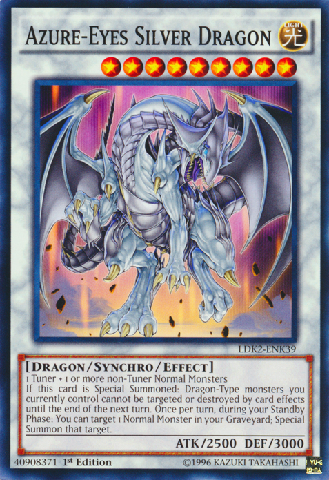 Azure-Eyes Silver Dragon [LDK2-ENK39] Common - Yu-Gi-Oh! - Card Brawlers | Quebec | Canada |