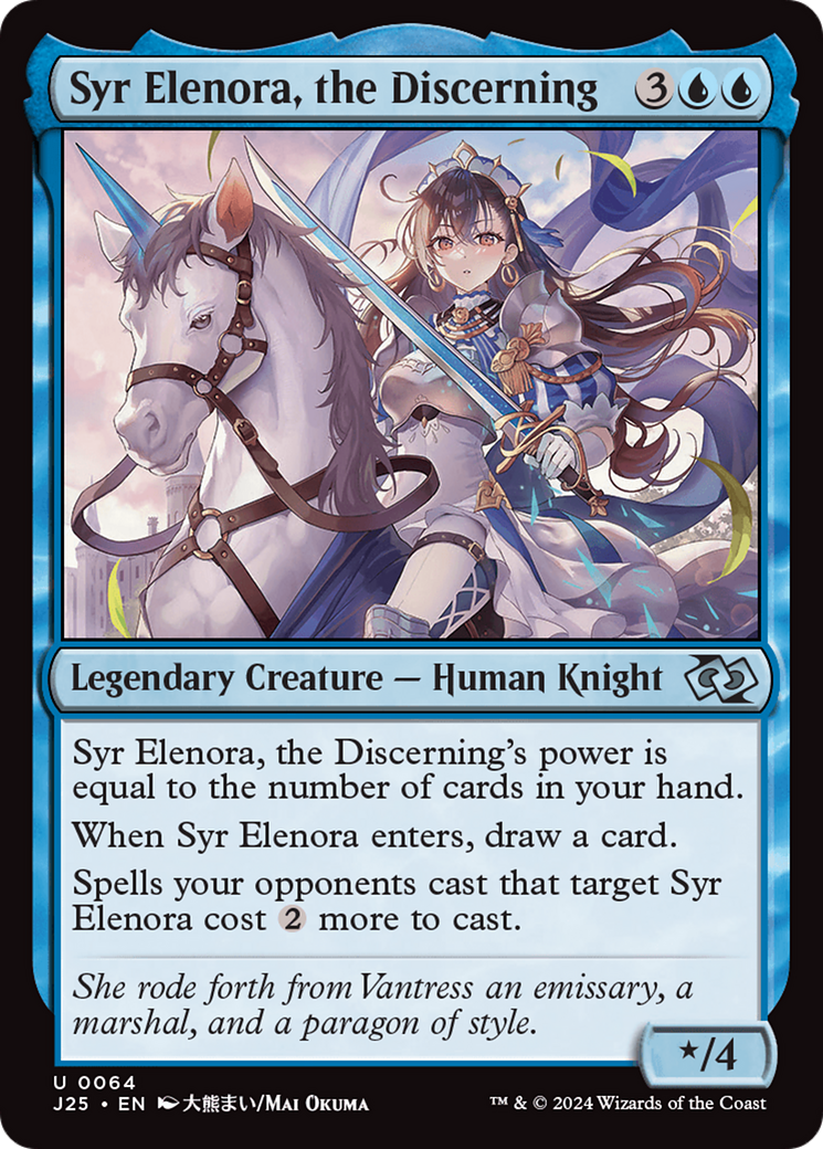 Syr Elenora, the Discerning (Anime) [Foundations Jumpstart] - Magic: The Gathering - Card Brawlers | Quebec | Canada |