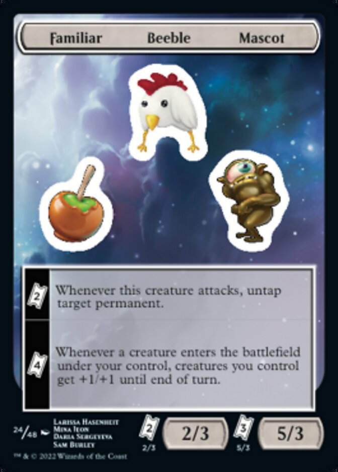 Familiar Beeble Mascot [Unfinity Stickers] - Magic: The Gathering - Card Brawlers | Quebec | Canada |