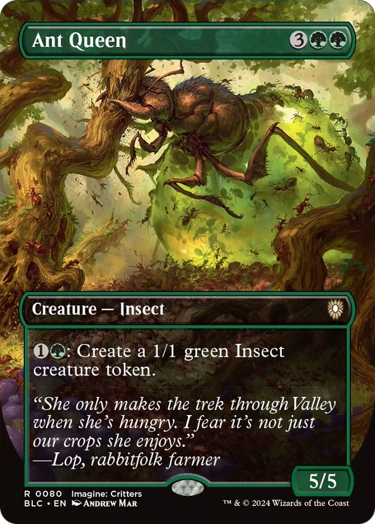 Ant Queen (Borderless) [Bloomburrow Commander] - Magic: The Gathering - Card Brawlers | Quebec | Canada |