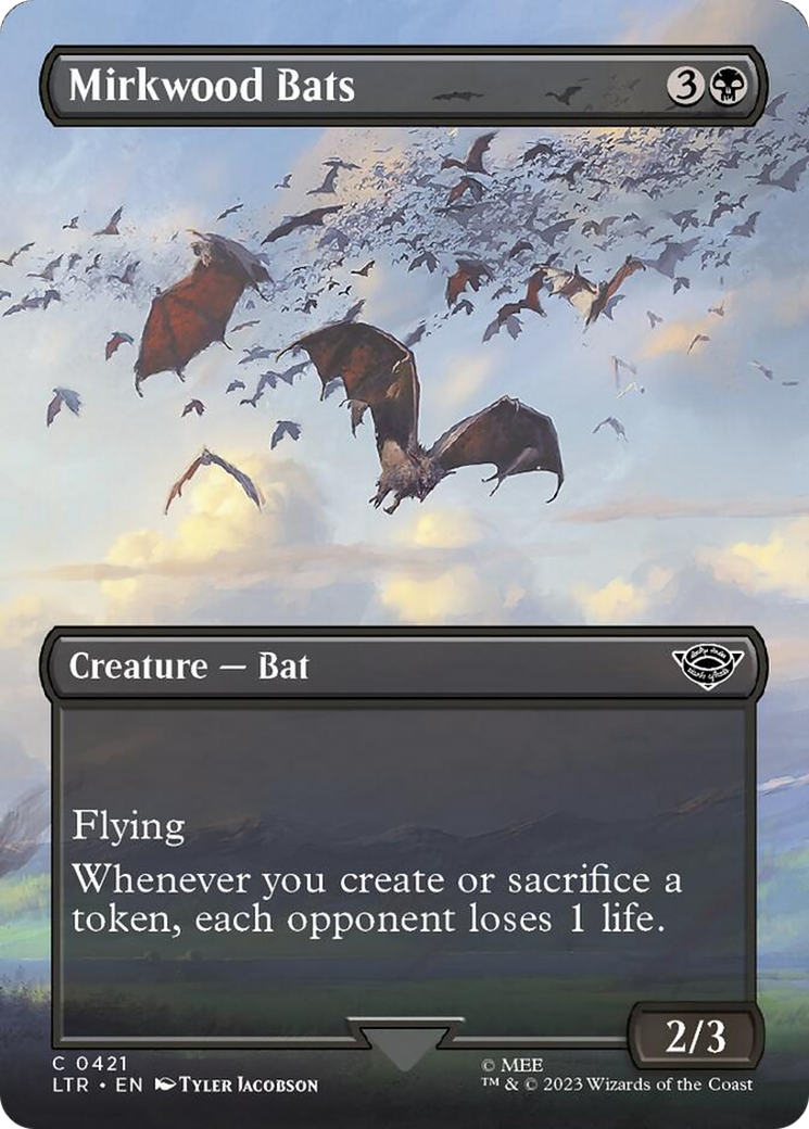 Mirkwood Bats (Borderless Alternate Art) [The Lord of the Rings: Tales of Middle-Earth] - Magic: The Gathering - Card Brawlers | Quebec | Canada |