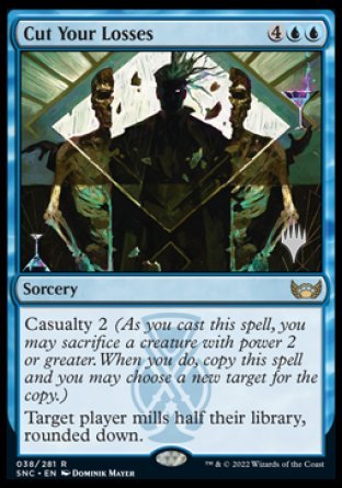 Cut Your Losses (Promo Pack) [Streets of New Capenna Promos] - Magic: The Gathering - Card Brawlers | Quebec | Canada |