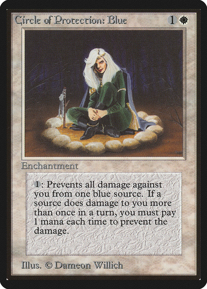 Circle of Protection: Blue [Beta Edition] - Magic: The Gathering - Card Brawlers | Quebec | Canada |