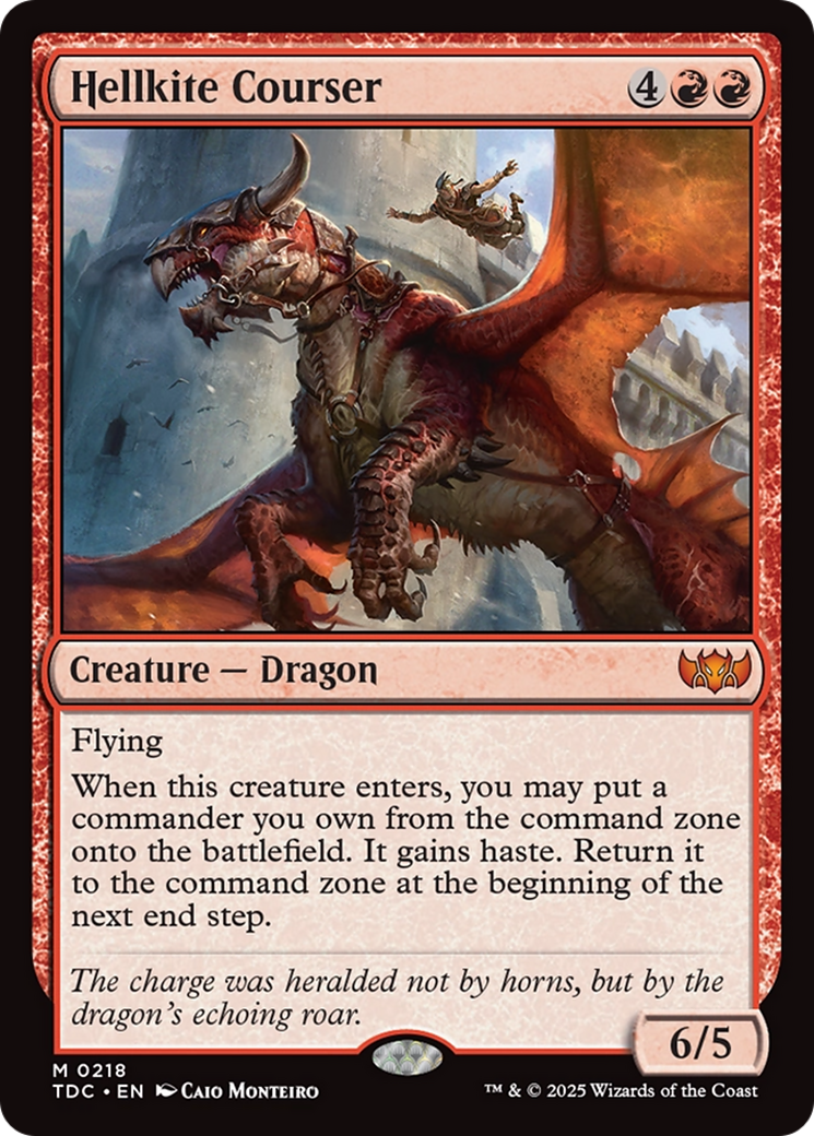 Hellkite Courser [Tarkir: Dragonstorm Commander] - Magic: The Gathering - Card Brawlers | Quebec | Canada |