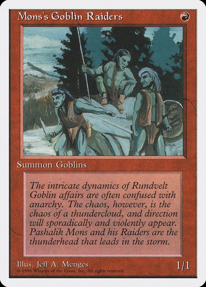 Mons's Goblin Raiders [Introductory Two-Player Set] - Magic: The Gathering - Card Brawlers | Quebec | Canada |