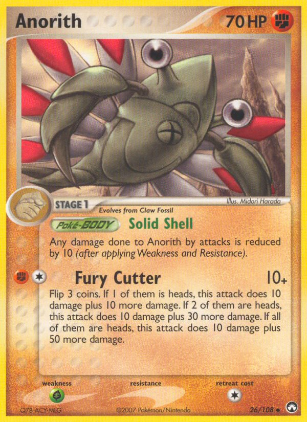 Anorith (26/108) [EX: Power Keepers] - Pokémon - Card Brawlers | Quebec | Canada |