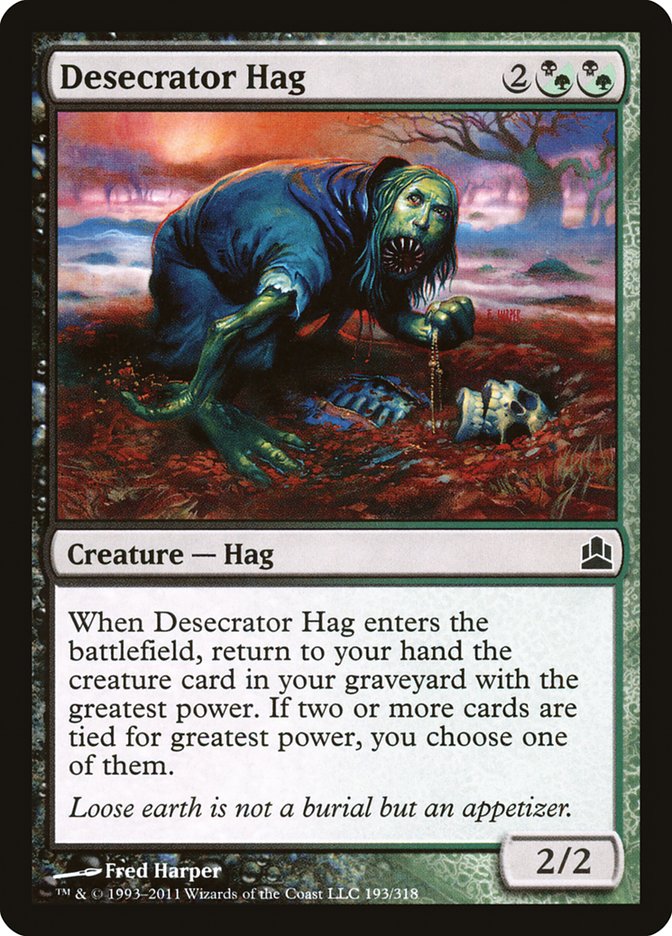 Desecrator Hag [Commander 2011] - Magic: The Gathering - Card Brawlers | Quebec | Canada |