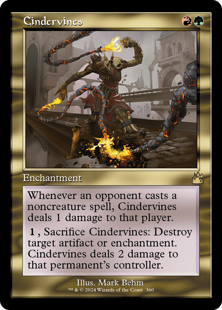 Cindervines (Retro Frame) [Ravnica Remastered] - Magic: The Gathering - Card Brawlers | Quebec | Canada |