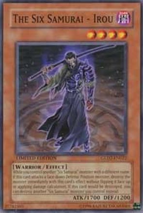 The Six Samurai - Irou [GLD2-EN022] Common - Yu-Gi-Oh! - Card Brawlers | Quebec | Canada |