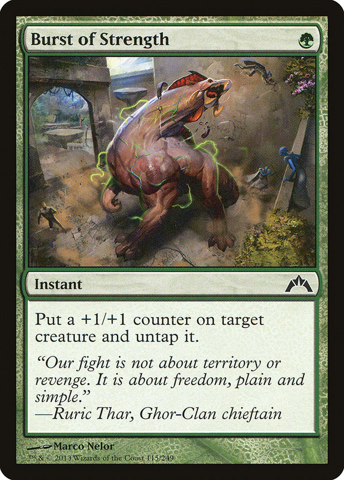 Burst of Strength [Gatecrash] - Magic: The Gathering - Card Brawlers | Quebec | Canada |