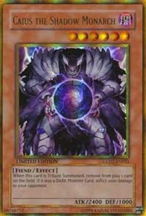 Caius the Shadow Monarch [GLD2-EN033] Ultra Rare - Yu-Gi-Oh! - Card Brawlers | Quebec | Canada |