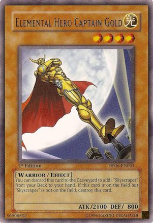 Elemental Hero Captain Gold [DP06-EN004] Rare - Yu-Gi-Oh! - Card Brawlers | Quebec | Canada |