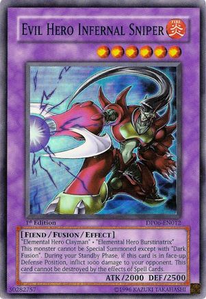 Evil Hero Infernal Sniper [DP06-EN012] Super Rare - Yu-Gi-Oh! - Card Brawlers | Quebec | Canada |