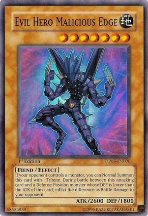 Evil Hero Malicious Edge [DP06-EN006] Super Rare - Yu-Gi-Oh! - Card Brawlers | Quebec | Canada |