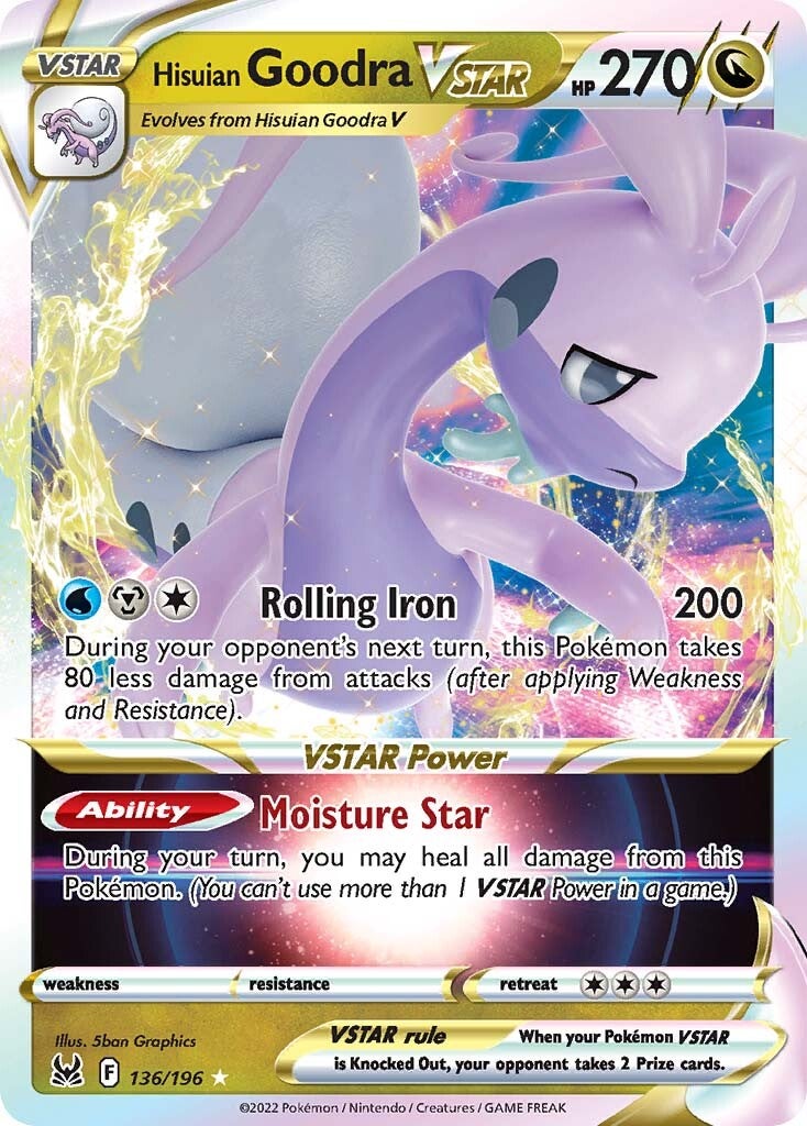 Hisuian Goodra VSTAR (136/196) [Sword & Shield: Lost Origin] - Pokémon - Card Brawlers | Quebec | Canada |