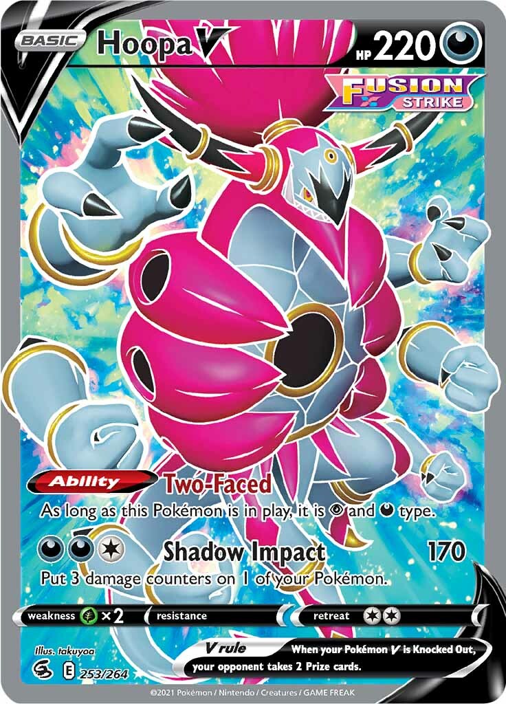Hoopa V (253/264) [Sword & Shield: Fusion Strike] - Pokémon - Card Brawlers | Quebec | Canada |