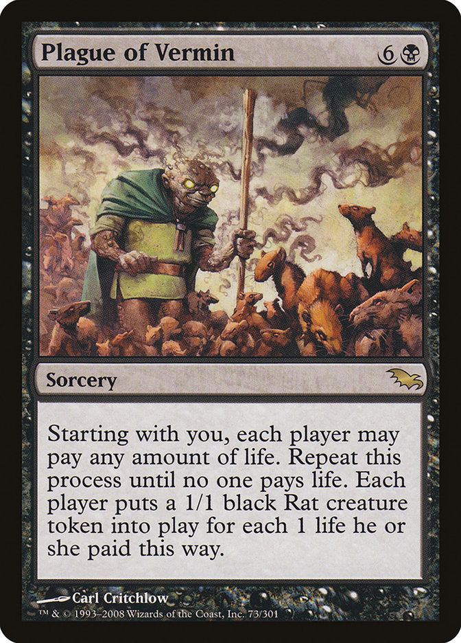 Plague of Vermin [Shadowmoor] - Magic: The Gathering - Card Brawlers | Quebec | Canada |