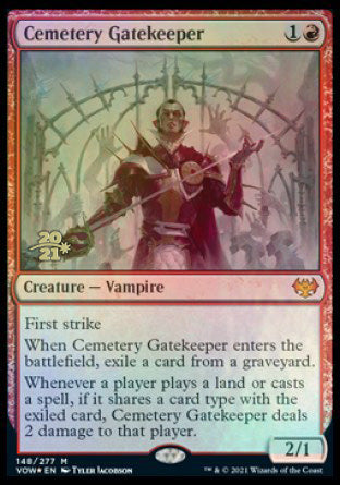 Cemetery Gatekeeper [Innistrad: Crimson Vow Prerelease Promos] - Magic: The Gathering - Card Brawlers | Quebec | Canada |