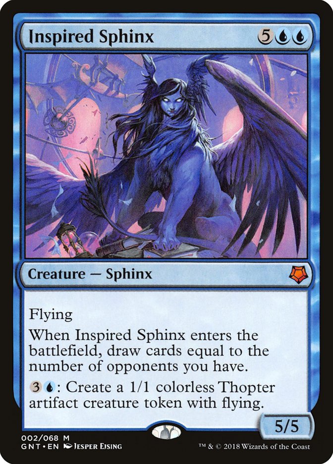 Inspired Sphinx [Game Night 2018] - Magic: The Gathering - Card Brawlers | Quebec | Canada |