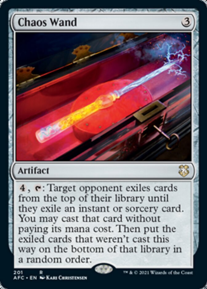 Chaos Wand [Dungeons & Dragons: Adventures in the Forgotten Realms Commander] - Magic: The Gathering - Card Brawlers | Quebec | Canada |