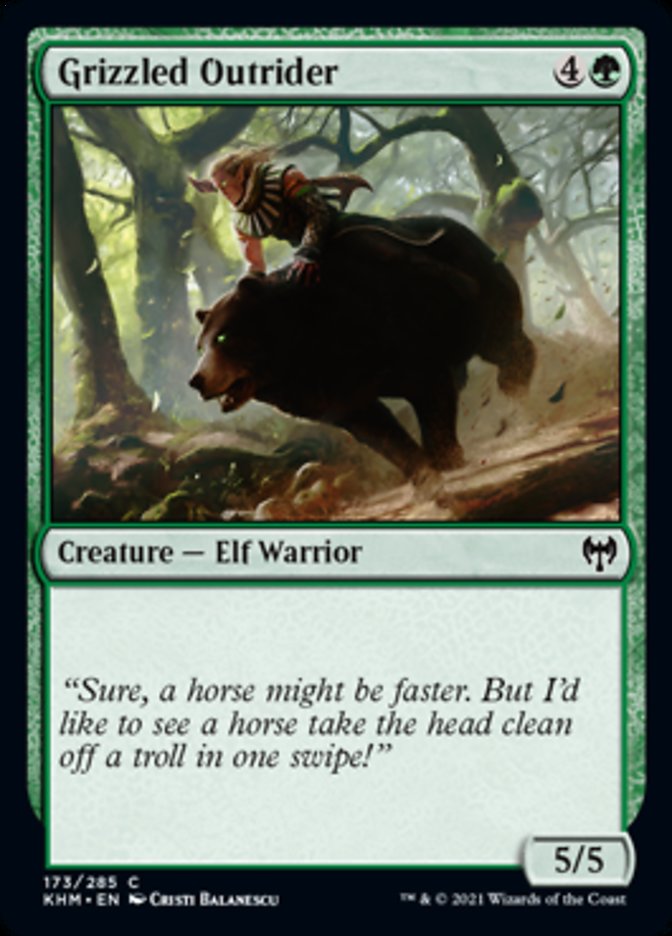 Grizzled Outrider [Kaldheim] - Magic: The Gathering - Card Brawlers | Quebec | Canada |
